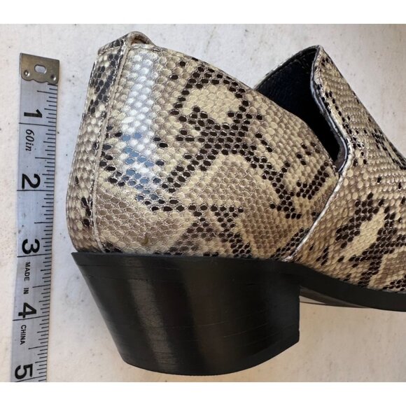 Artisan by Zigi Adal Snake Print Leather Shoe Boots Women's Size 9.5M - Picture 7 of 14